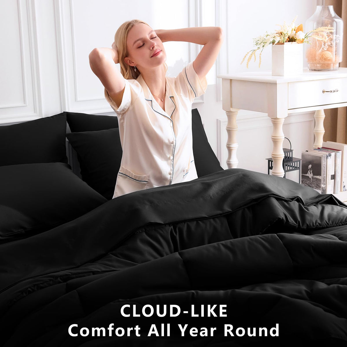 CozyLux flat sheet 81x96 adds soft, breathable layering