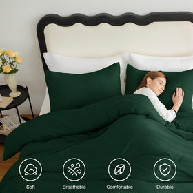 CozyLux four-corner-ties secure the comforter to your duvet for steadier sleep