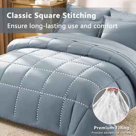CozyLux fitted sheet with 14-inch pocket fits thicker mattresses.