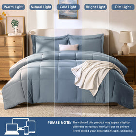 Flat sheet and pillowcases shown for a clean, coordinated look.