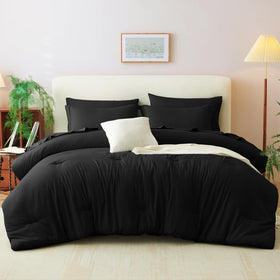 CozyLux bed-in-a-bag display showcasing the full 7-piece set.