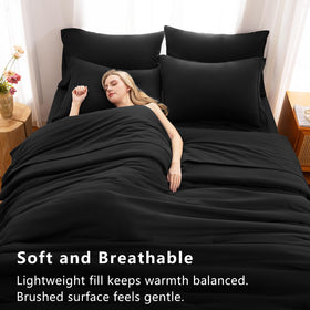 CozyLux king fitted sheet with secure fit and deep pockets for mattress protection.