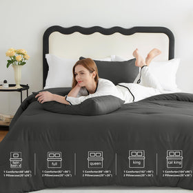CozyLux bedroom scene suggests cozy, inviting nights with breathable, lightweight comfort.
