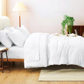 CozyLux king-size pillowcases white add finishing touches and easy care