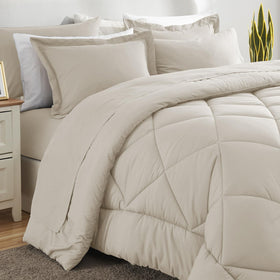 CozyLux microfiber sheets offer a soft, breathable sleep surface.