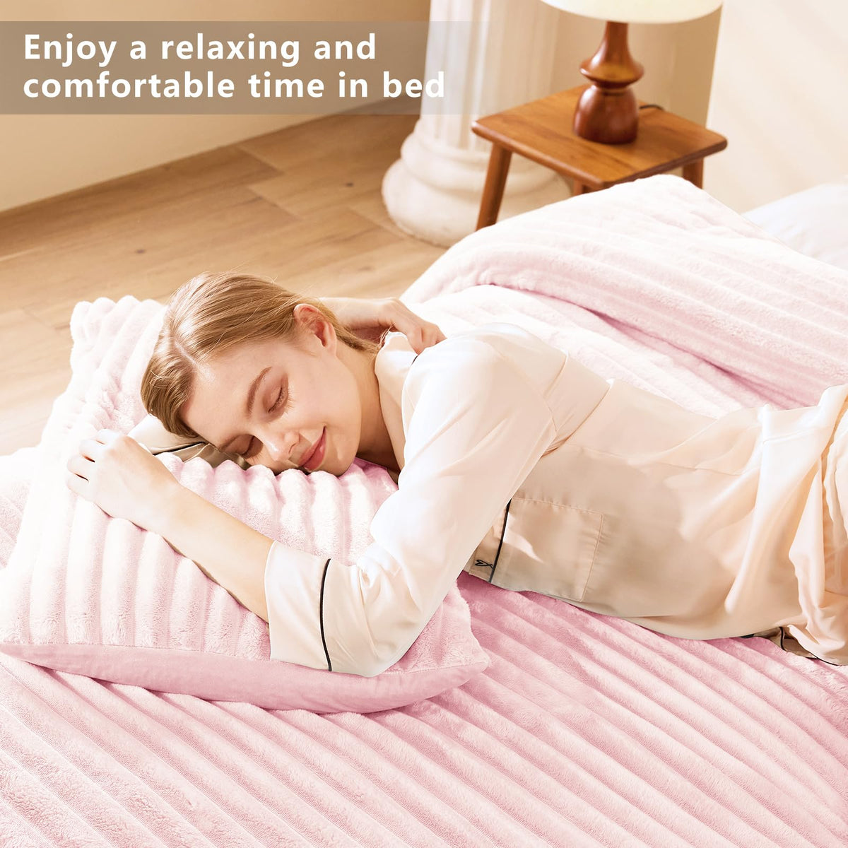 CozyLux OEKO-TEX certified tag indicates safe materials for family use