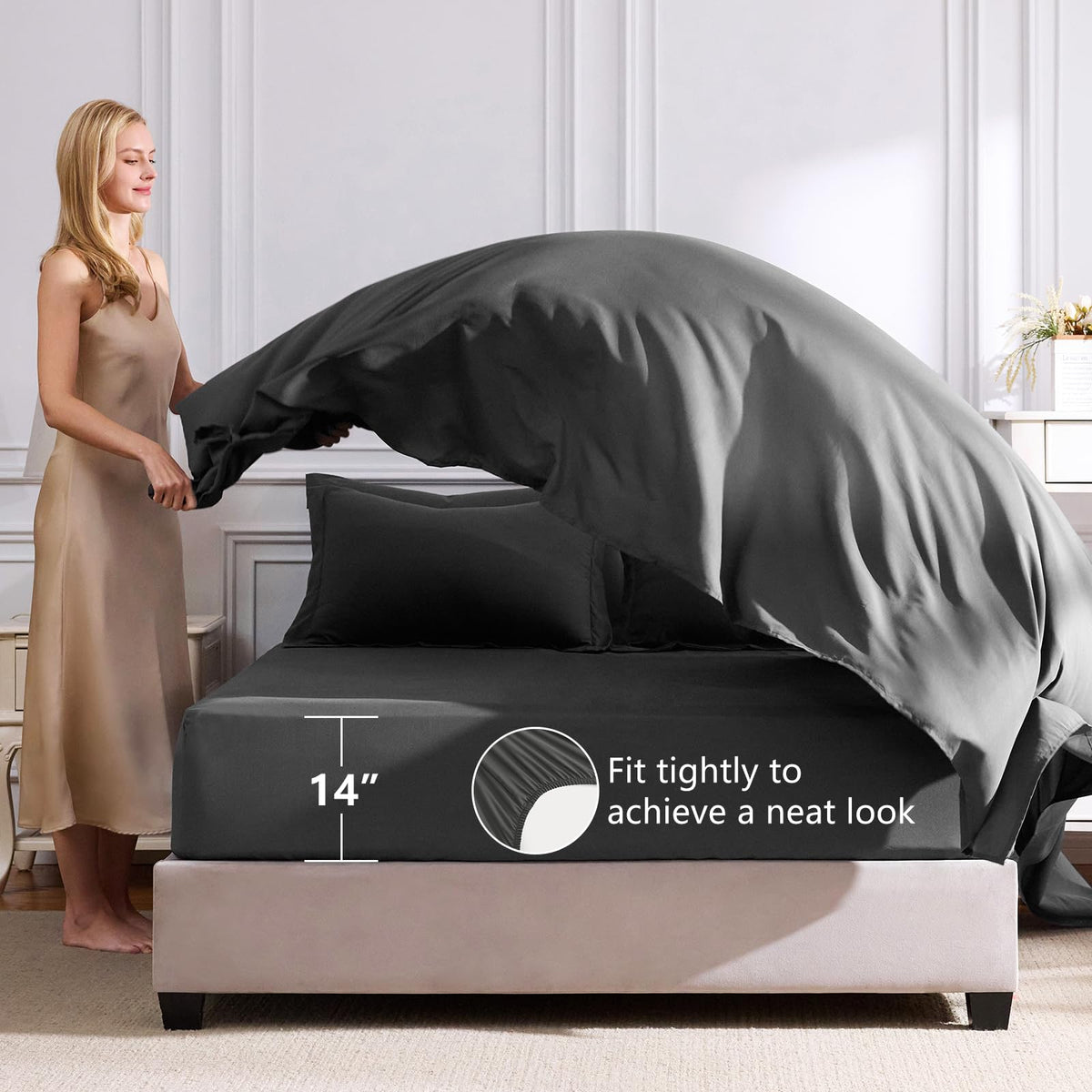 CozyLux bedding is OEKO-TEX certified for safe home use.
