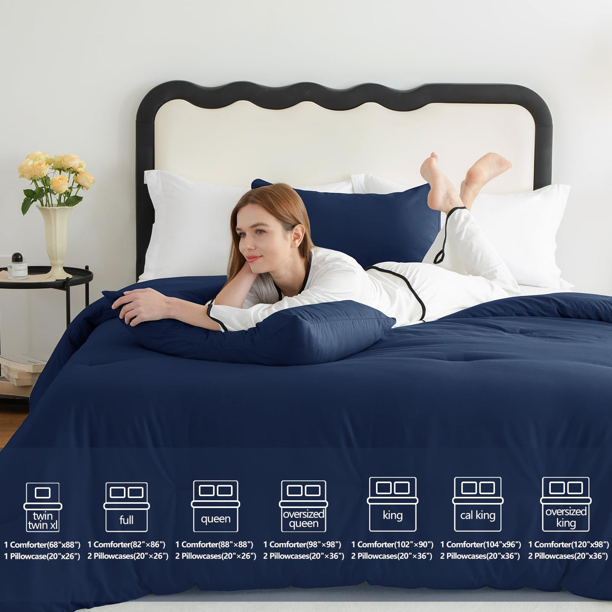 CozyLux OEKO-TEX certification tag indicates safe bedding