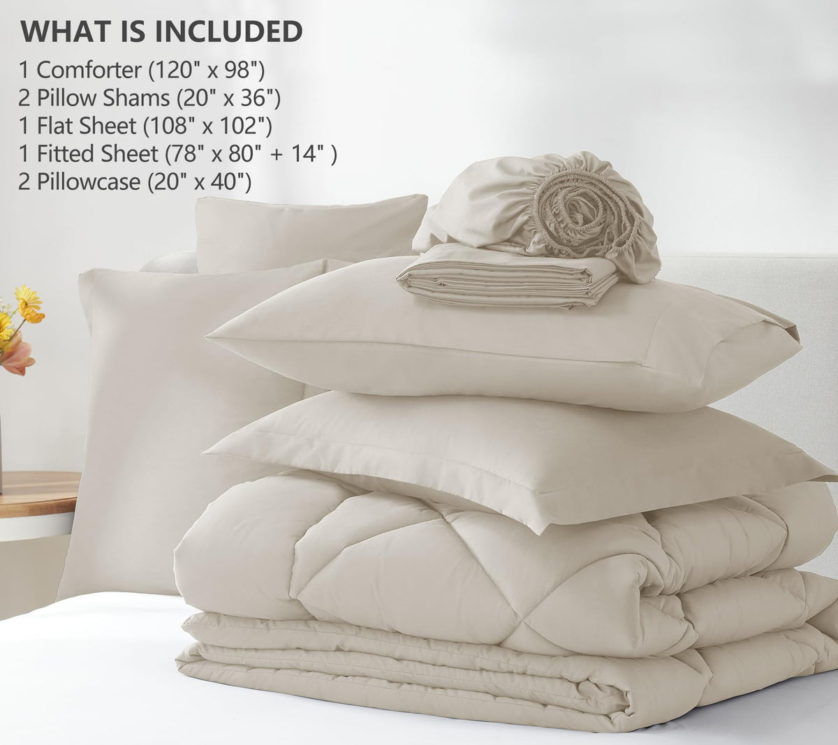 CozyLux packaging image shows a vacuum-sealed bag for storage.