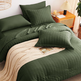 CozyLux pillowcase 20 by 30 inches protects pillows with a soft finish.