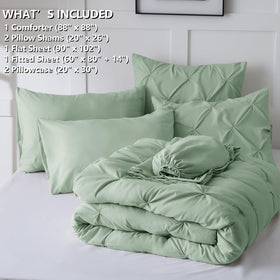 CozyLux pillowcases sage-green provide soft touch and easy care for everyday use.