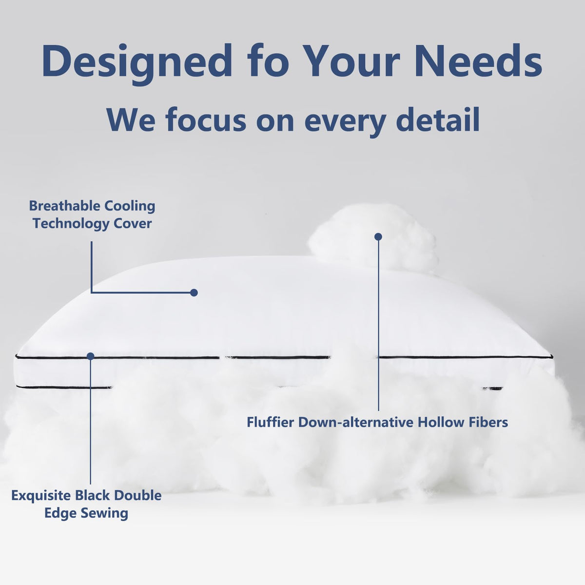 CozyLux OEKO-TEX certified pillows ensuring safety for the family