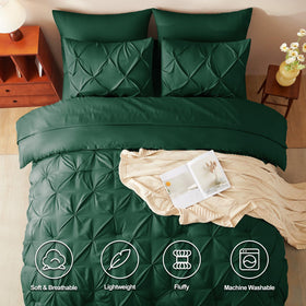 CozyLux pintuck geometric design adds modern charm to your bedroom