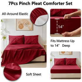 CozyLux 7-piece bed-in-a-bag includes all essentials for a fresh look.