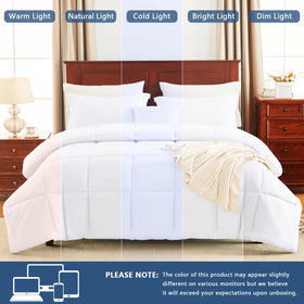 CozyLux care guide highlights machine washable convenience.