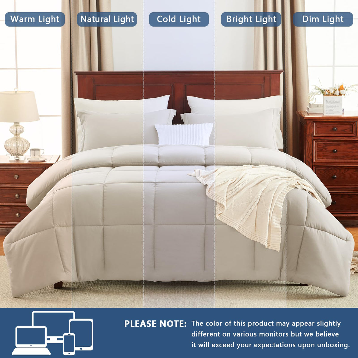 CozyLux 270GSM fill close-up highlighting plush warmth