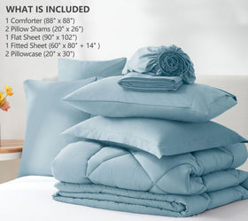 CozyLux fitted sheet with up to 14-inch pockets fits tall mattresses.