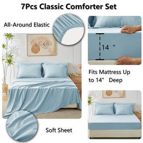 CozyLux flat sheet offers smooth, soft coverage.
