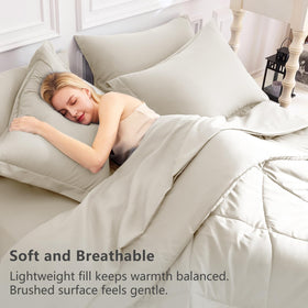 CozyLux flat sheet spread flat on bed showcasing size and layering