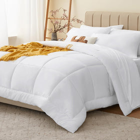 CozyLux queen comforter set packaged for easy setup.