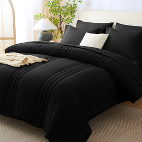 CozyLux queen comforter set packaging view showing ready-to-gift all-season appeal