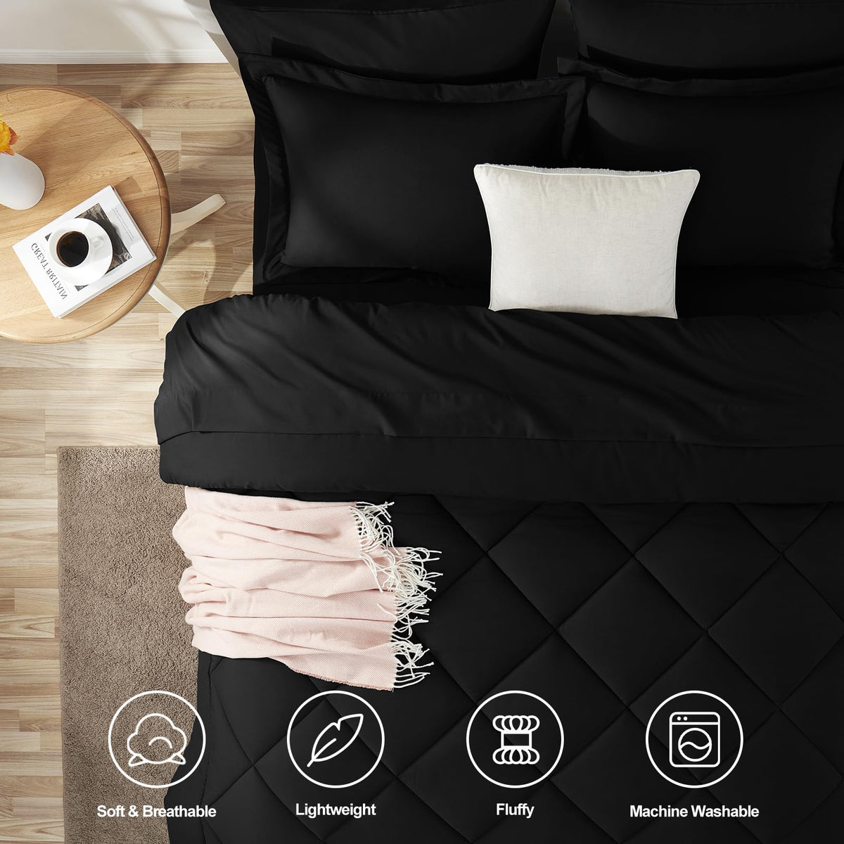 CozyLux microfiber fabric close-up highlighting softness and breathability