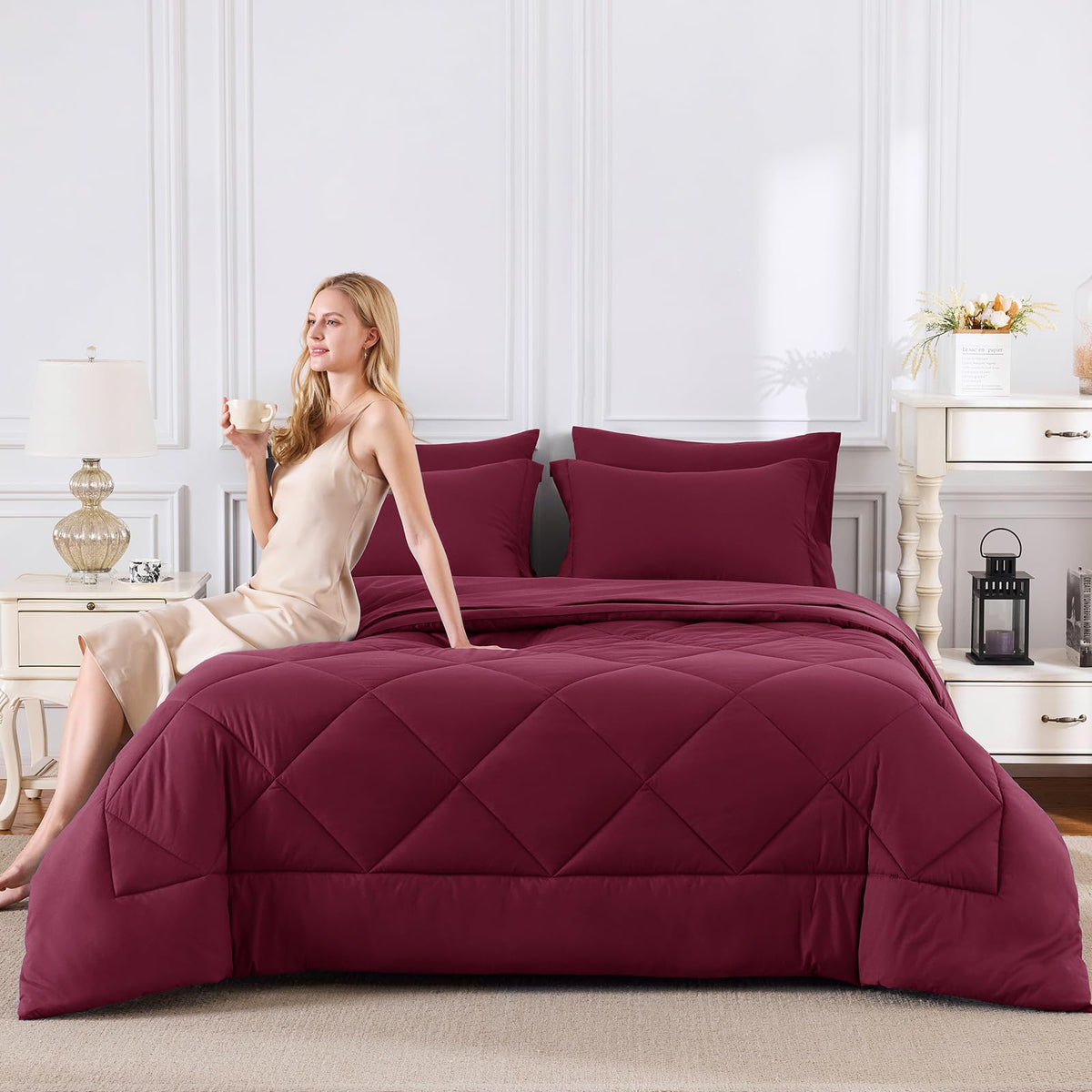 CozyLux flat sheet 90 by 102 inches provides ample bed coverage.