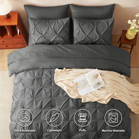 CozyLux queen flat sheet shown in 90x102 size for smooth, breathable bedding.