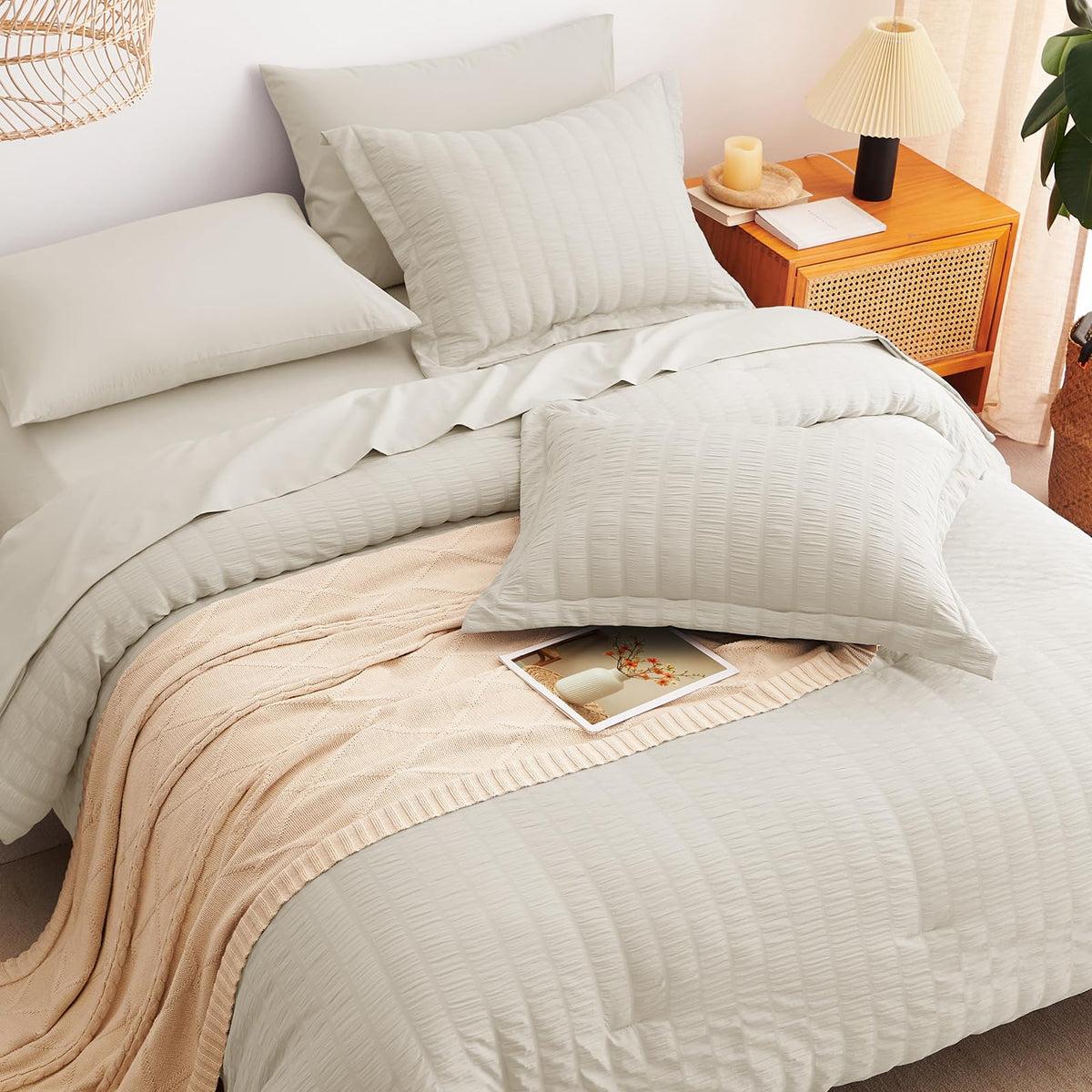 CozyLux microfiber softness conveys lightweight warmth for year-round comfort