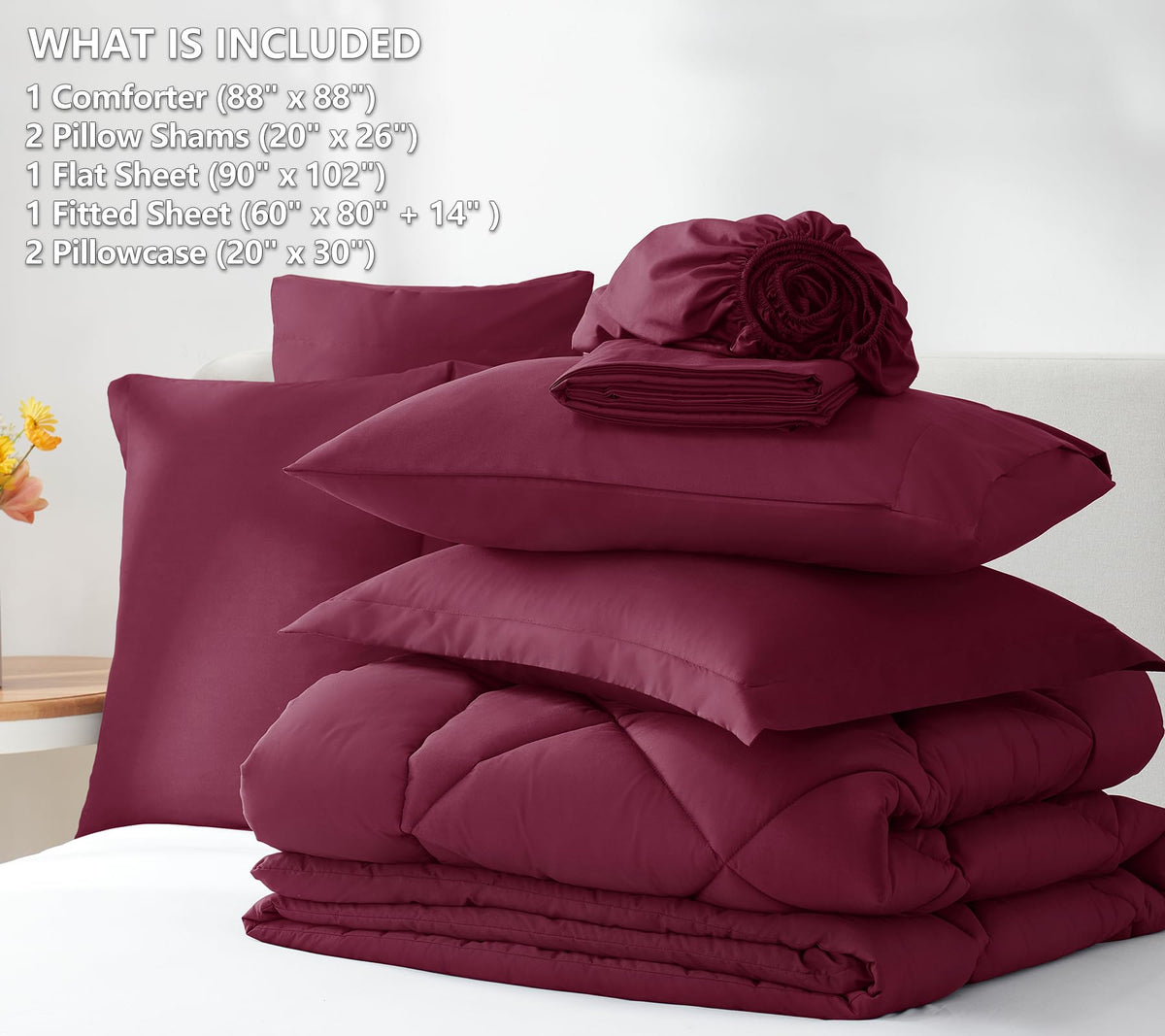 CozyLux two pillow shams offer a coordinated, hotel-inspired look.
