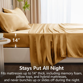 CozyLux satin fabric close-up shows glossy, ultra-smooth texture