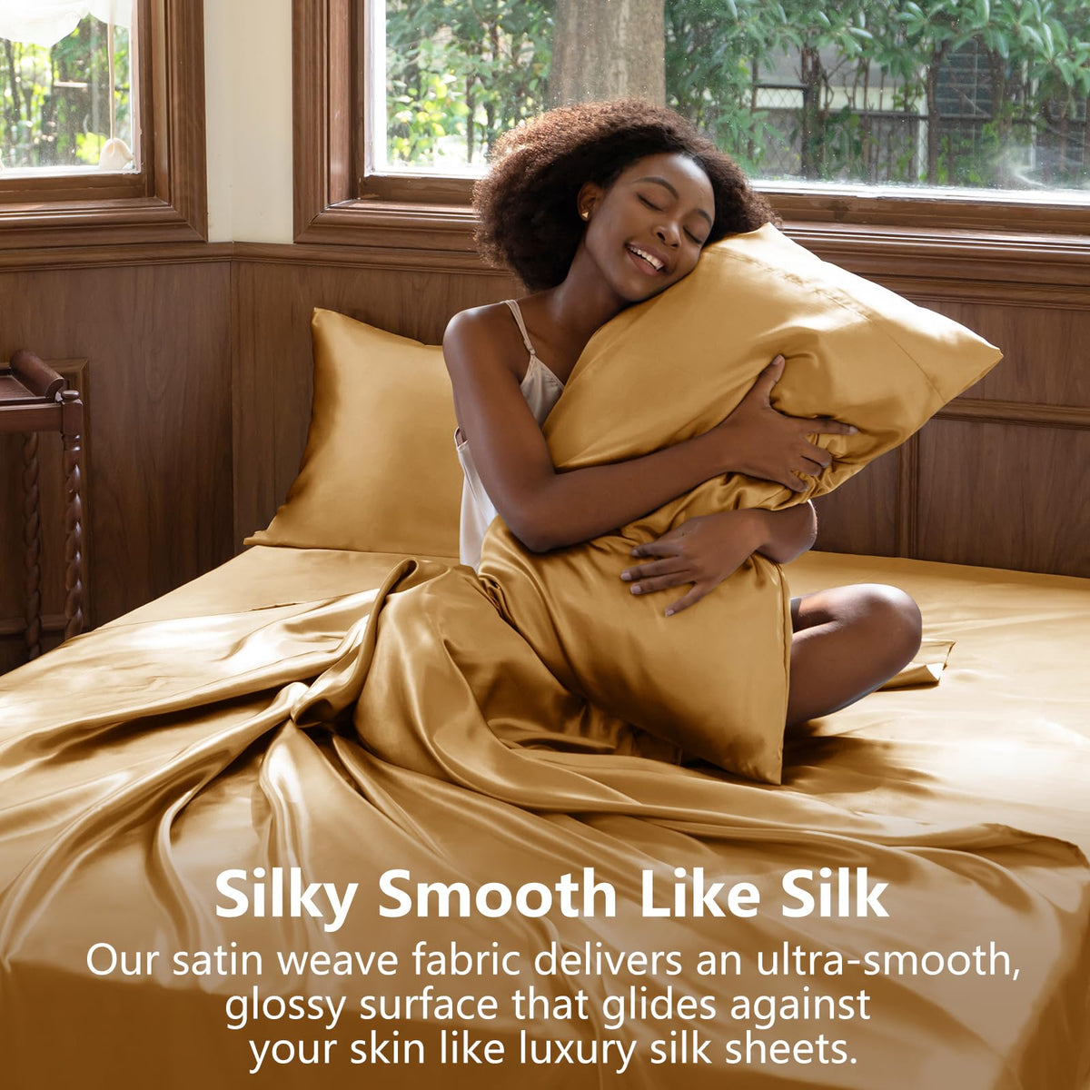 CozyLux satin pillowcases reduce frizz and bedhead for smoother mornings