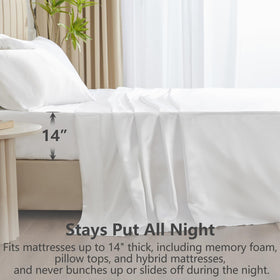 CozyLux satin-sheets wrinkle-free finish looks neat after washes.
