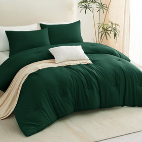 CozyLux color-rich emerald hue brightens any bedroom ambiance