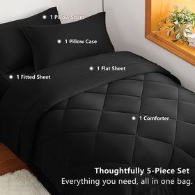 CozyLux vacuum-sealed packaging showcases compact storage and easy transport.