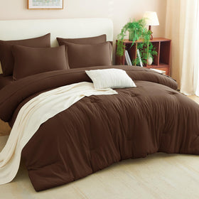 CozyLux two shams 20x36 displayed on bed