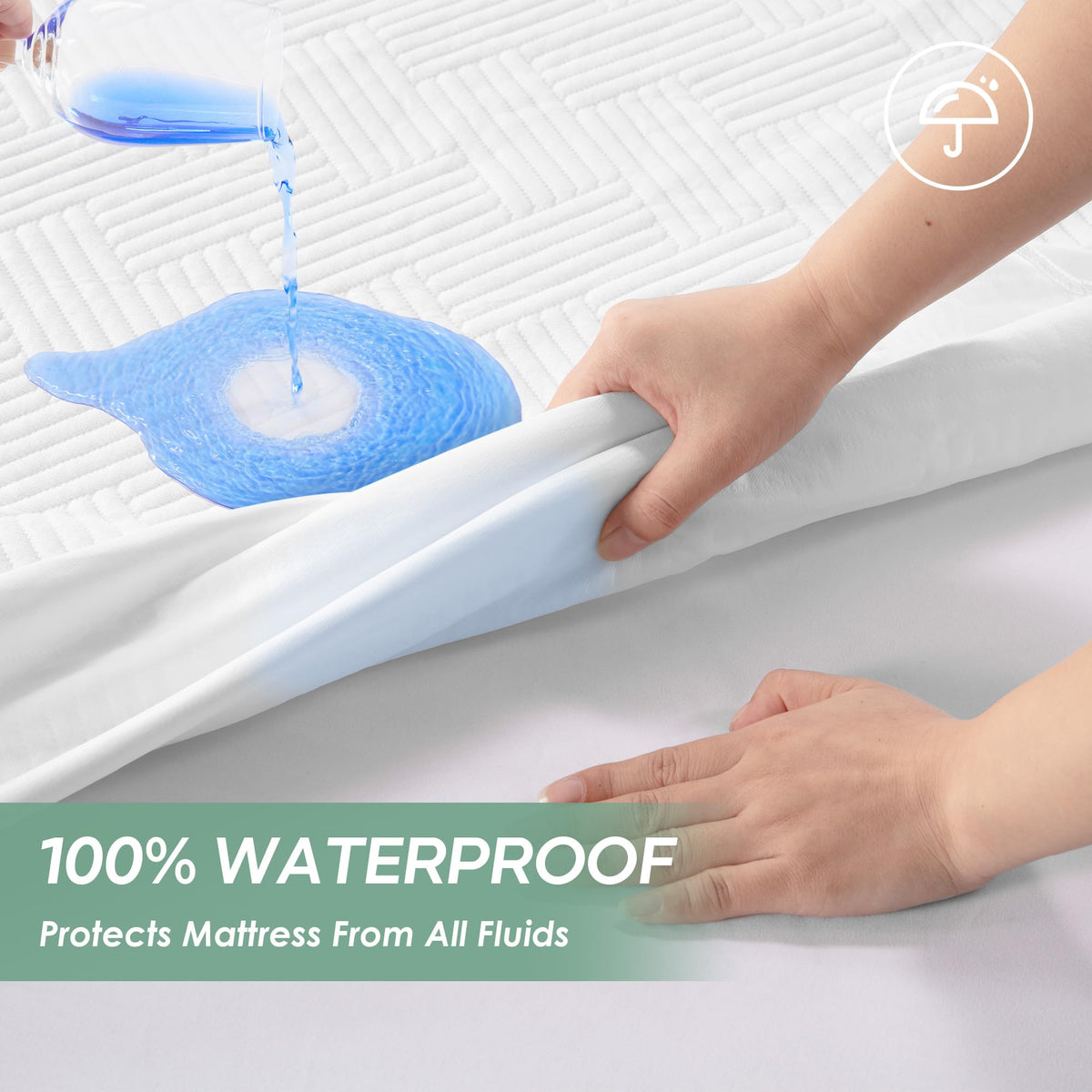 Cozymaker 3D air fabric provides breathable, cool sleep surface.