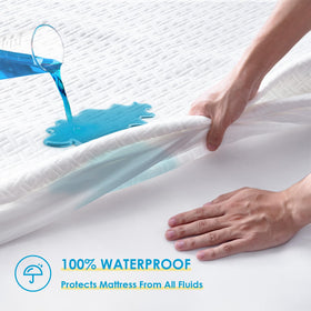 Cozymaker deep-pocket 8-21 inch fit secures protector on tall mattresses