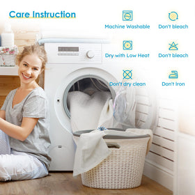 Cozymaker machine-washable care for easy cleaning and longevity
