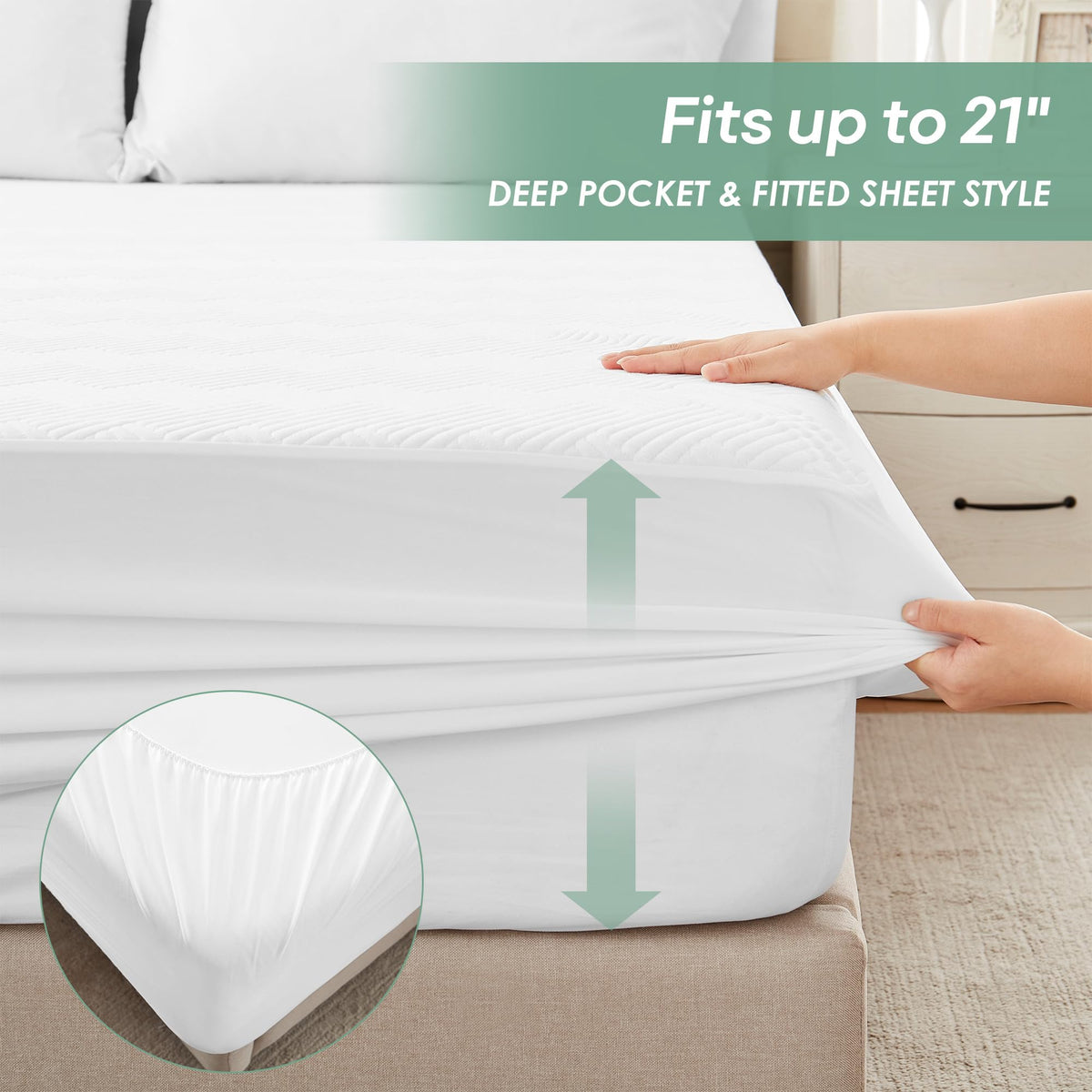 Cozymaker noiseless comfort reduces crinkles for undisturbed rest.