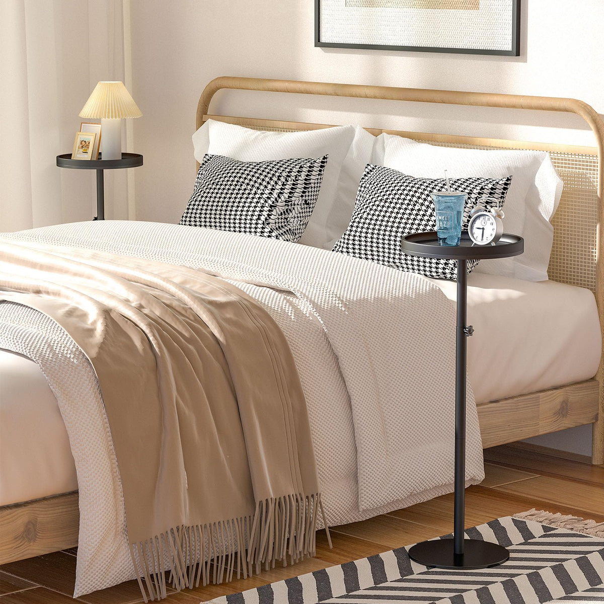 Cozynest Home durable MDF and thickened metal tube construction for stable use
