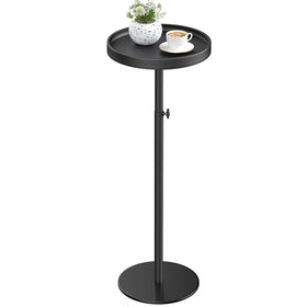 Cozynest Home height adjustable drink table ready for varied seating heights and snacks
