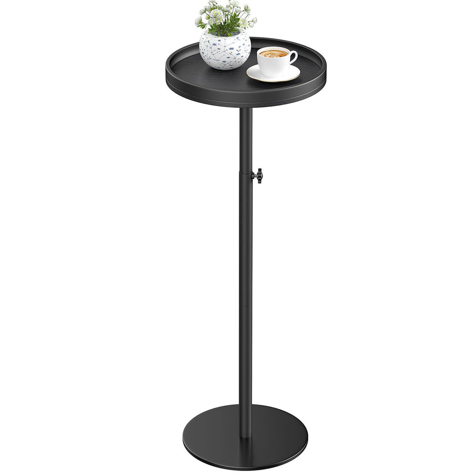 Cozynest Home height adjustable drink table ready for varied seating heights and snacks