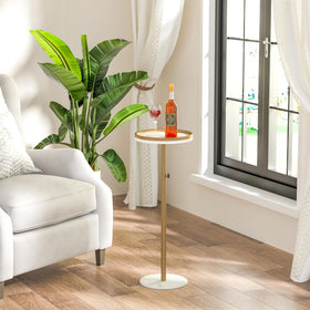 Cozynest Home outdoor scene with the drink table on a patio