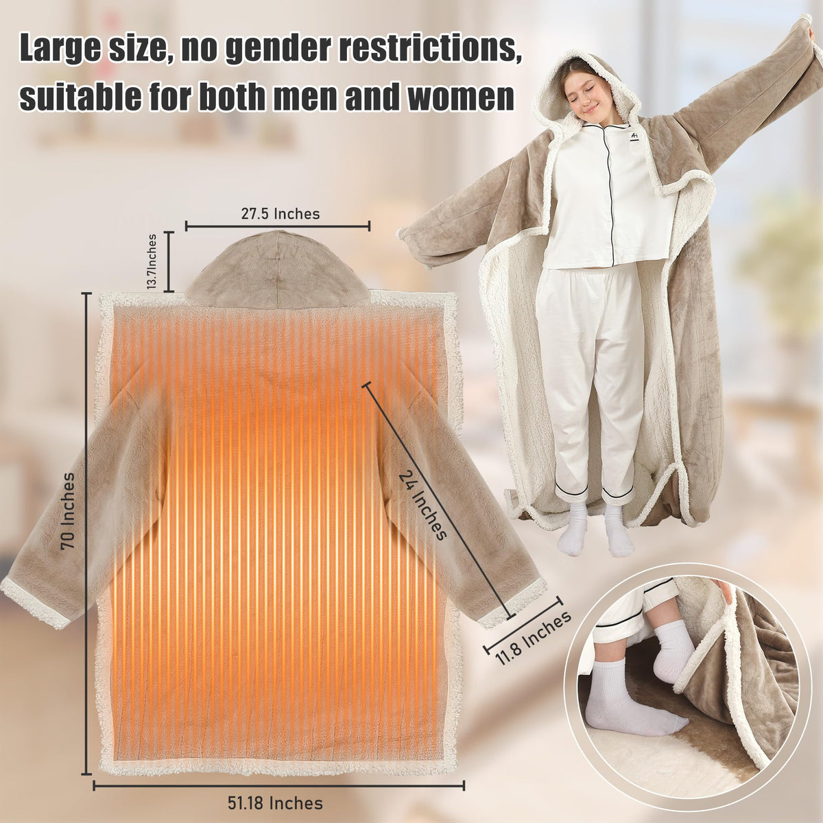 COZYTY double-sided fabric delivers cloud-soft warmth on the couch