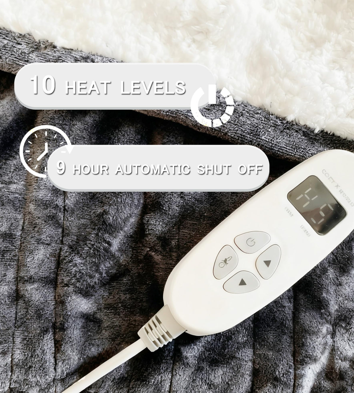 COZYXWORLD plush fabric layers illustrate warmth ideal for reading