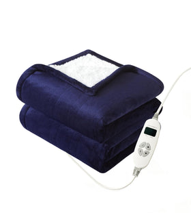 COZYXWORLD Quilted blanket on bed showcases plush warmth for relaxing evenings.