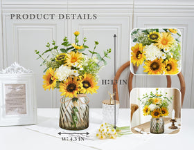 COZZI CODI sunflower centerpiece elevating dining table decor