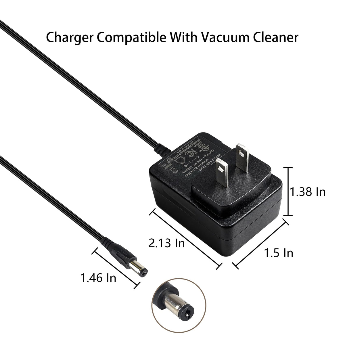CPAI charger base compatible with Navigator Freestyle, keeps charging ready between cleanups.
