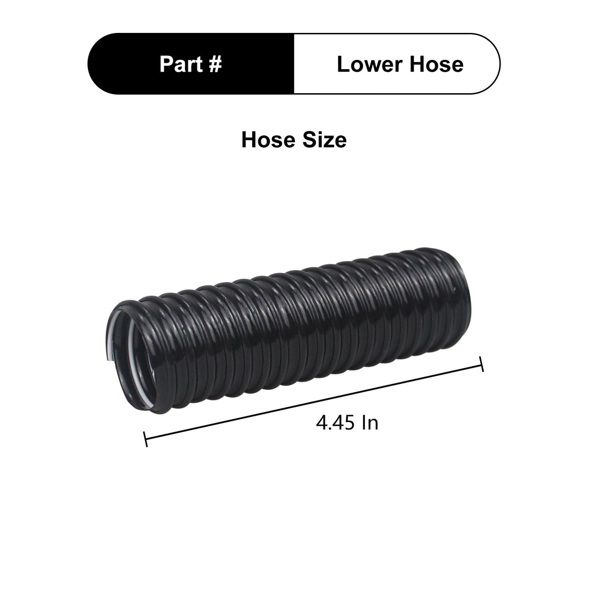 CPAI replacement lower hose for Bissell 3797 series delivers quick fit.